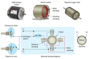 Single-phase induction motor