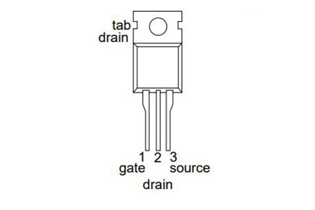 IRF530N Pinout