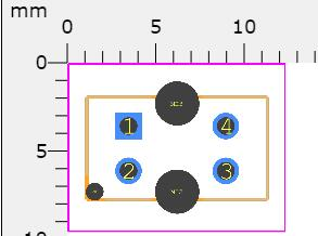 TCRT5000 Footprint