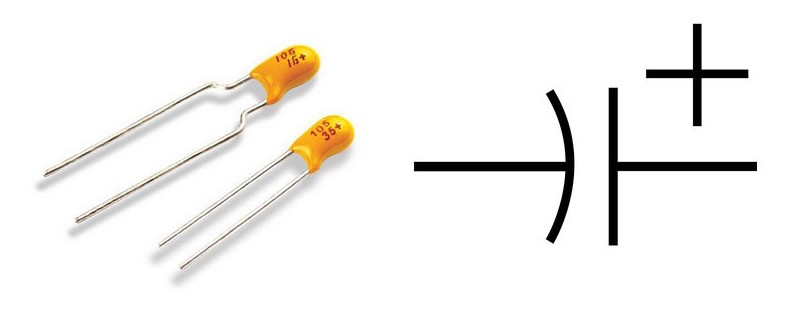 Tantalum Capacitor Symbol