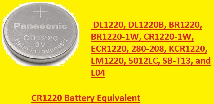  CR1220 Battery Equivalent