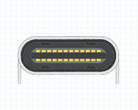  24-Pin Standard USB Type-C Connector